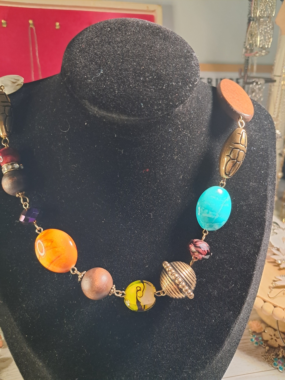 C1946 Multicolor Beaded Necklace